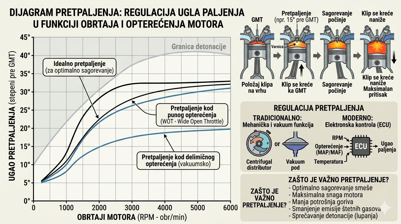 Regulacija ugla pretpaljenja