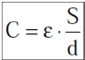 Formula kapaciteta kondenzatora